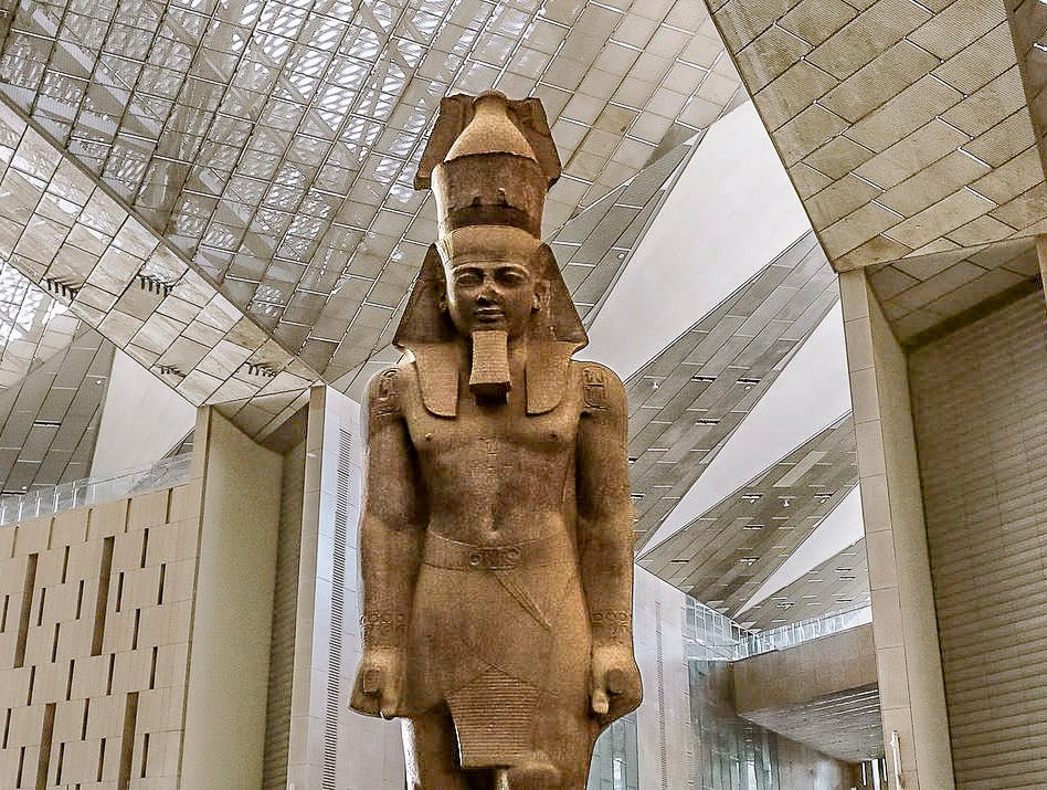 A statue in Cairo, Egypt.