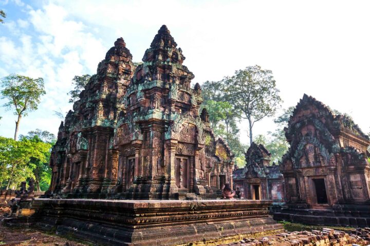 An ancient temple in Cambodia.
