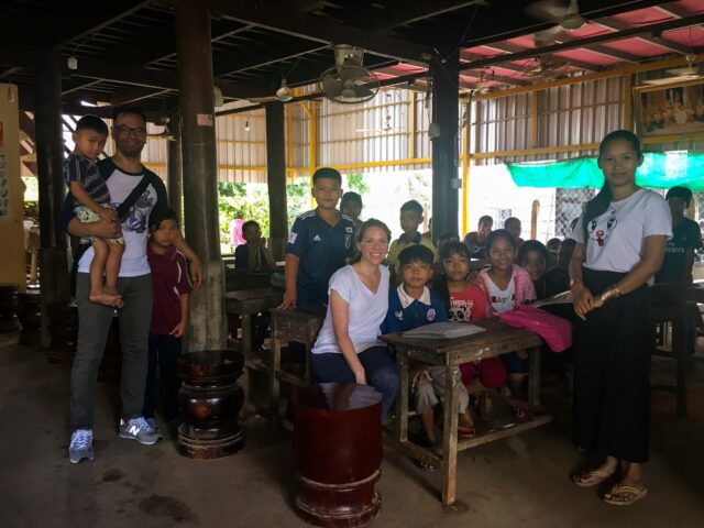 Students in Cambodia.