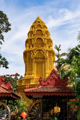 Wat Ounalom Temple in Cambodia.