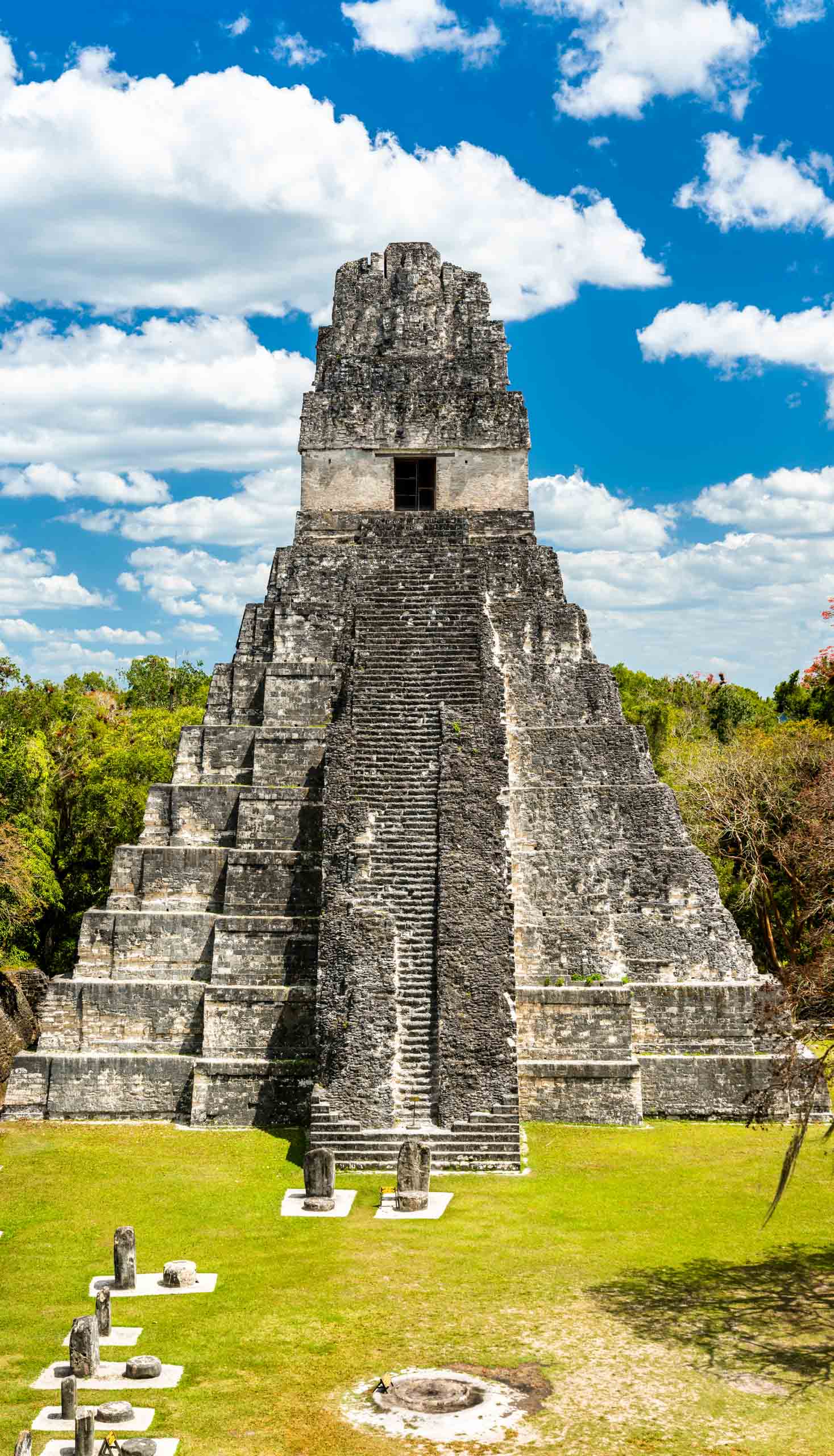 Temple of the Great Jaguar at Tikal.