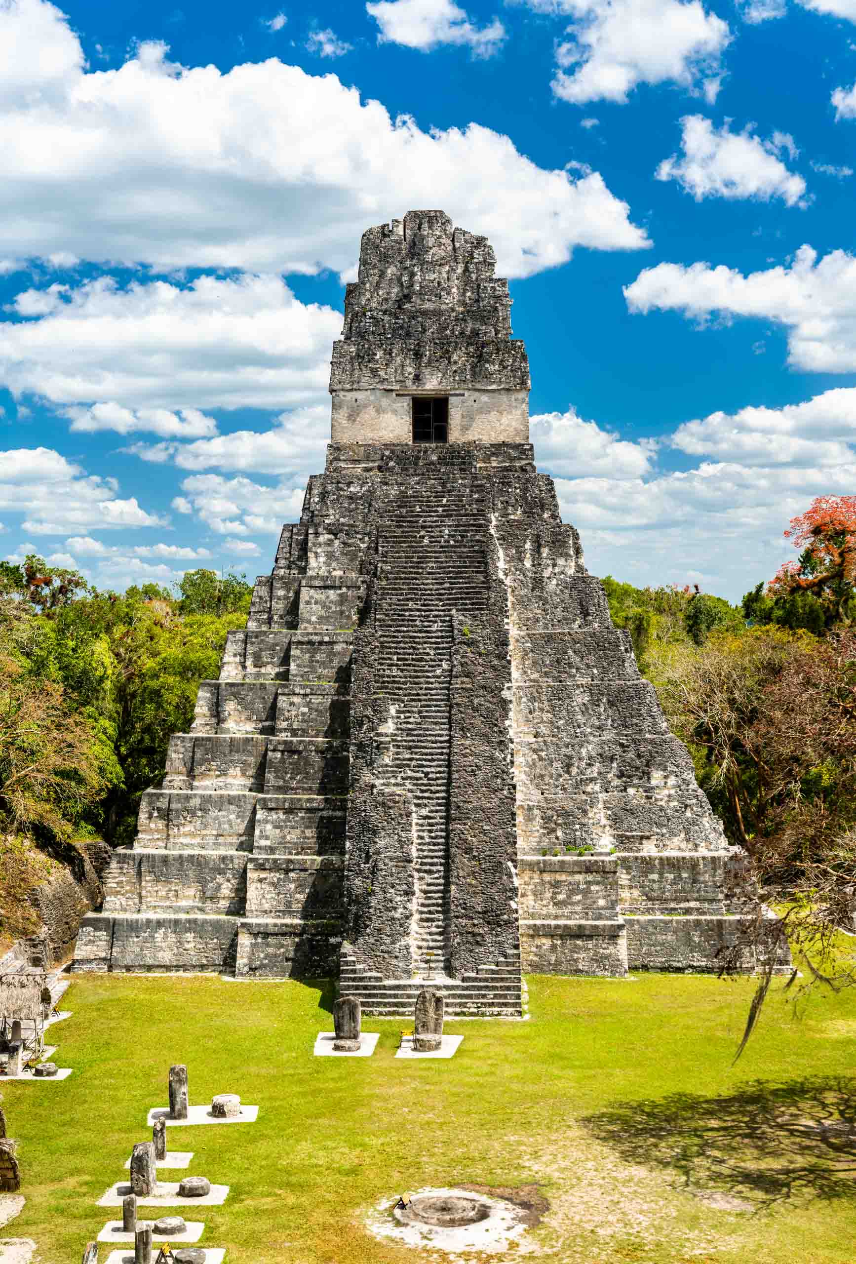 Temple of the Great Jaguar at Tikal.