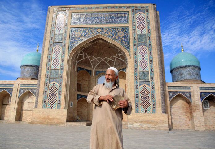 A man in Uzbekistan.