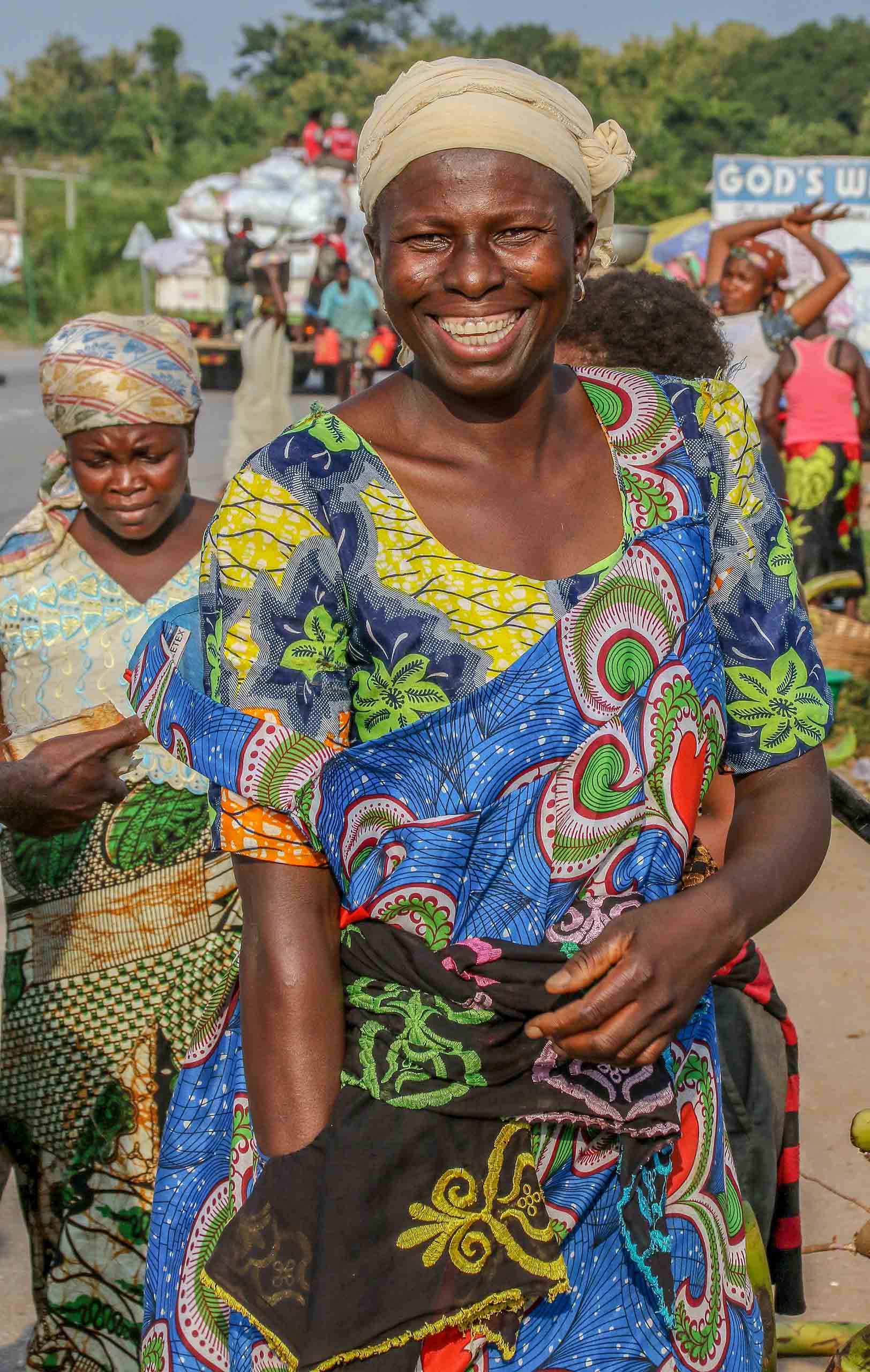 A Ghanaian woman.