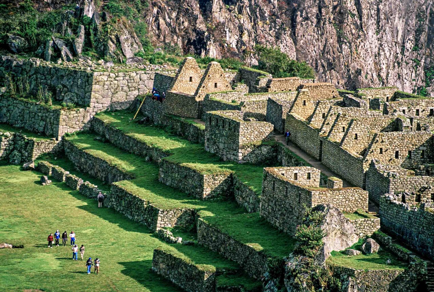 Inca Ruins, Machu Picchu archaeological site.