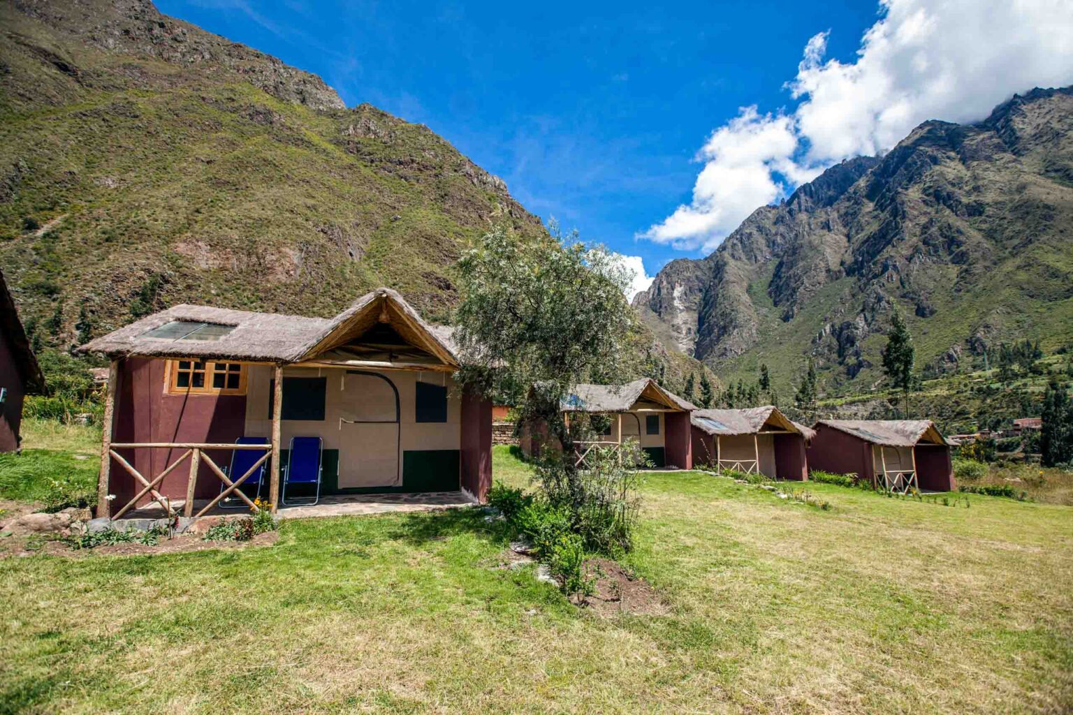 Inca trail campsite.