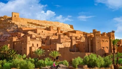 The magnificent fort of the Kasbah Ait Benhaddou.