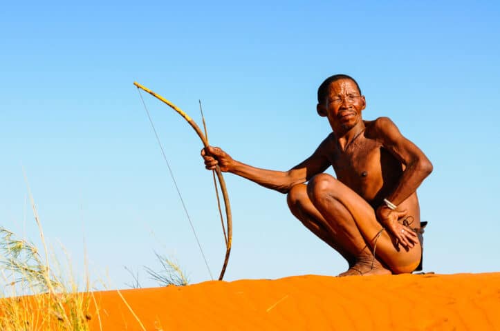 A Namibian archer.