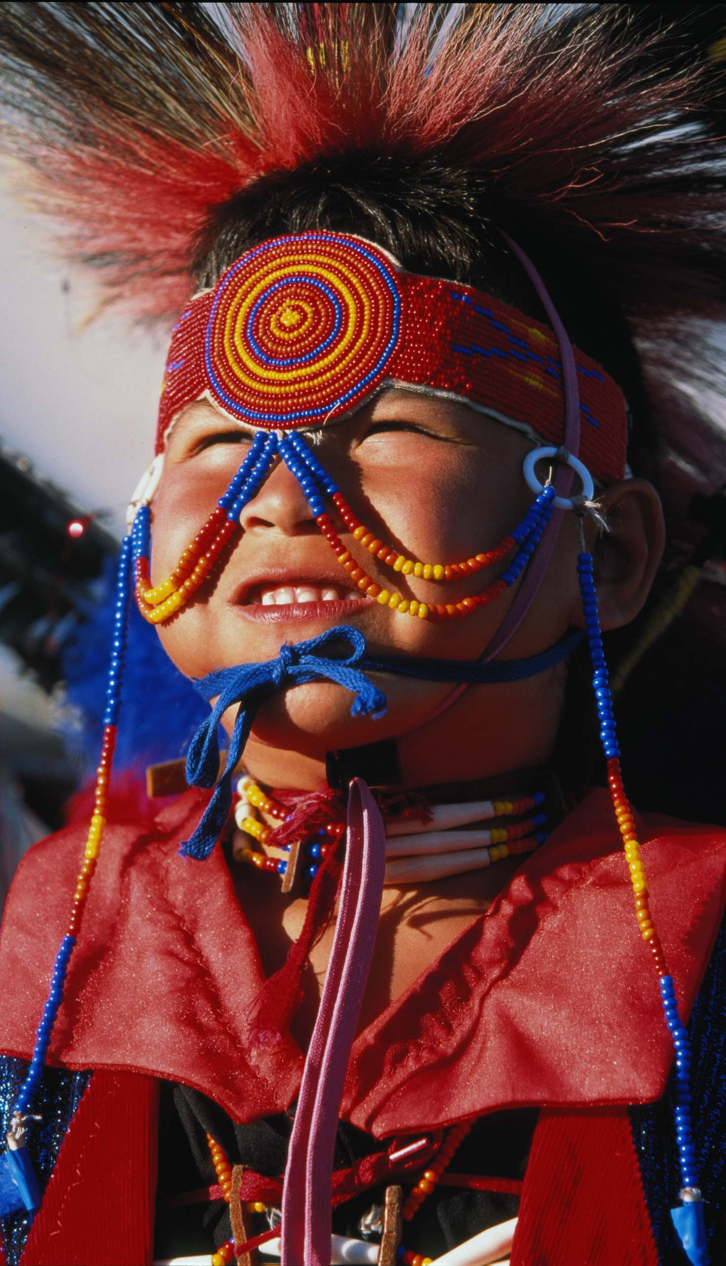 A native american child.
