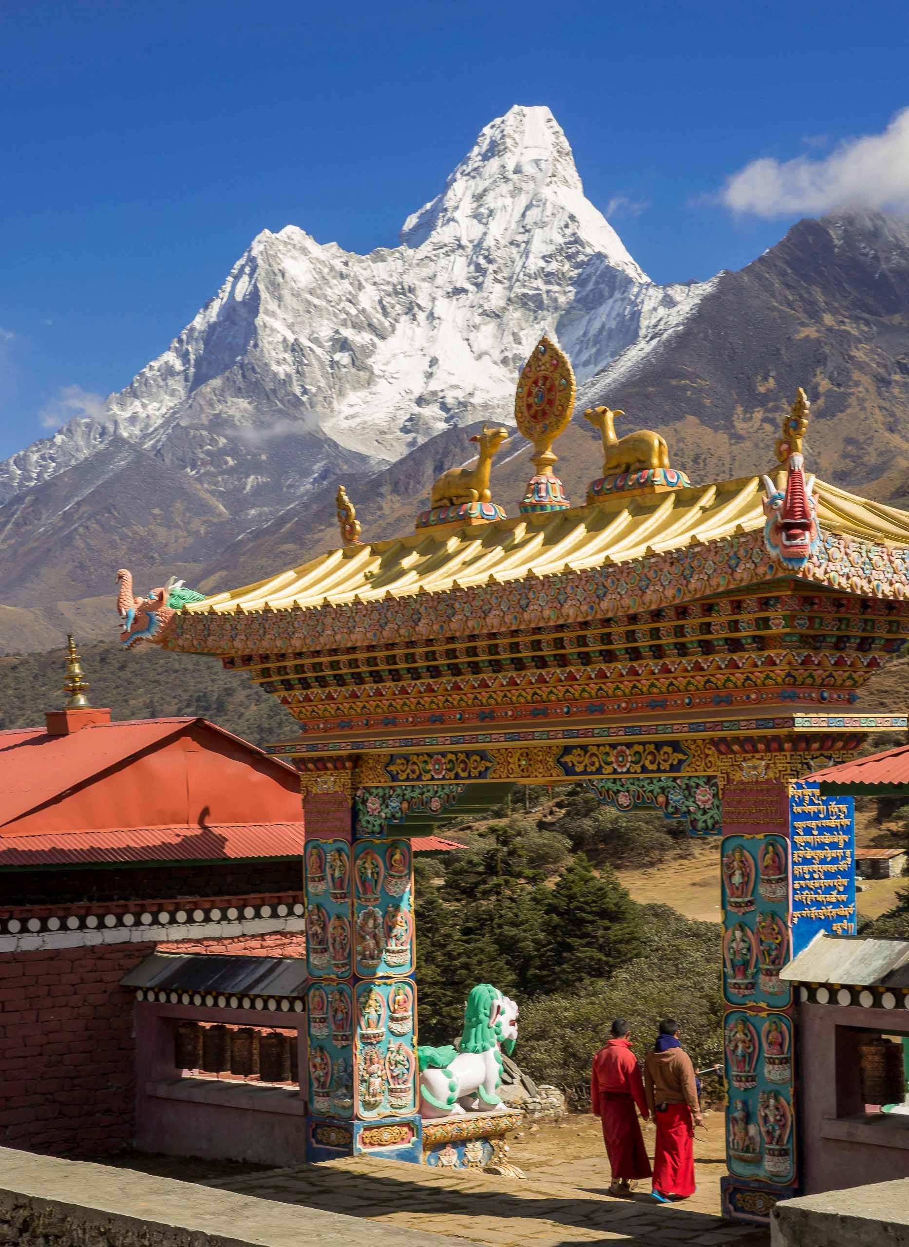 Tengboche Monastery in Nepal.