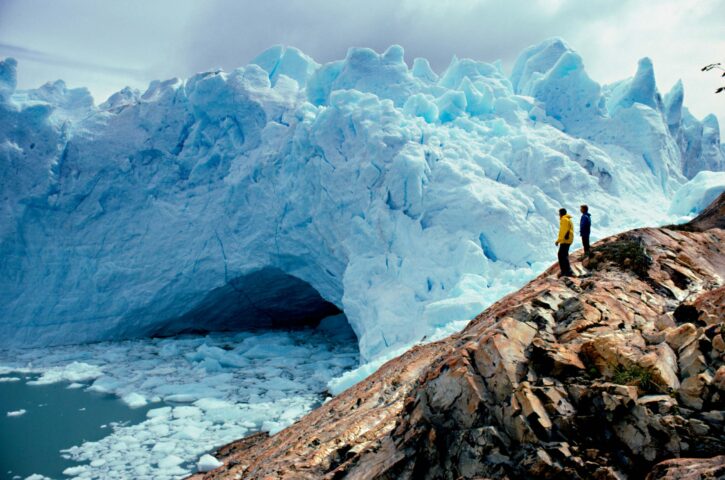 Glaciers in Patagonia.