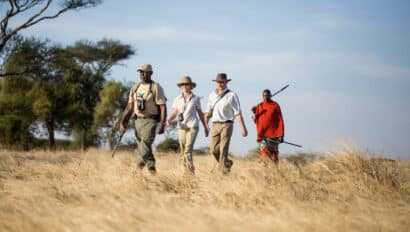 Wildlife explorers in Tanzania.