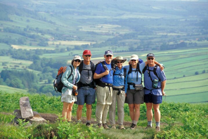 A group of hikers in England.