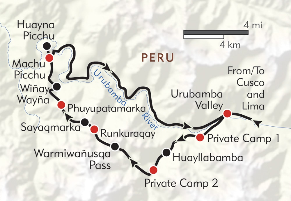 inca trail tour peru