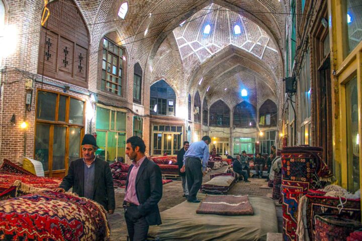 A bazaar in Iran.