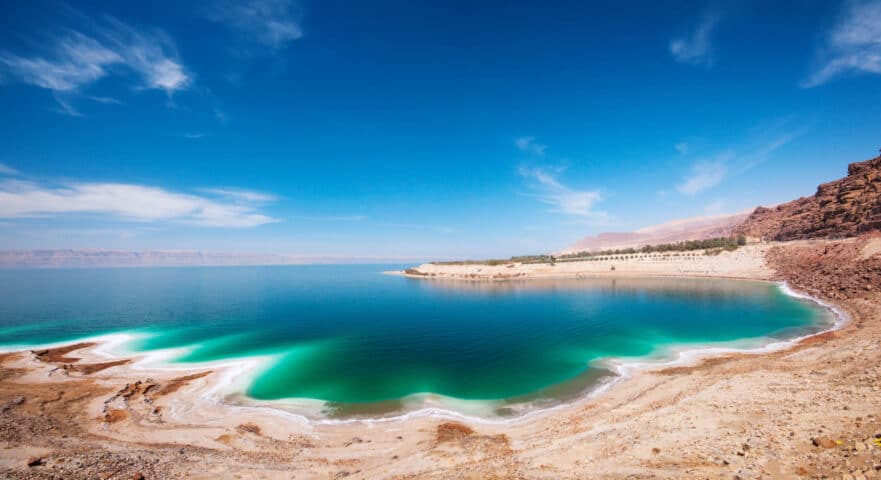 The Dead Sea in Jordan.