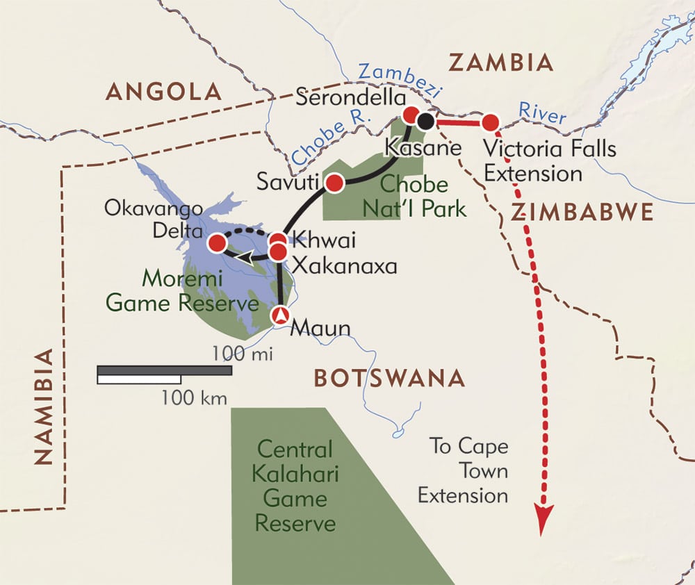 travel to okavango delta botswana