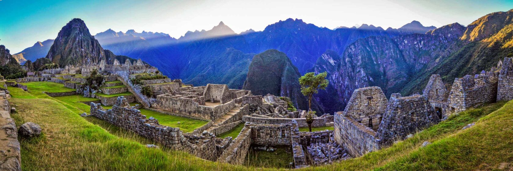Machu Picchu ruins.