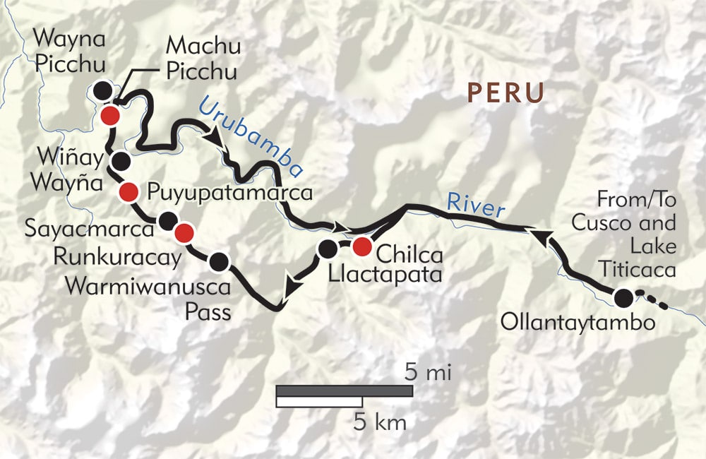 inca trail lodge trek