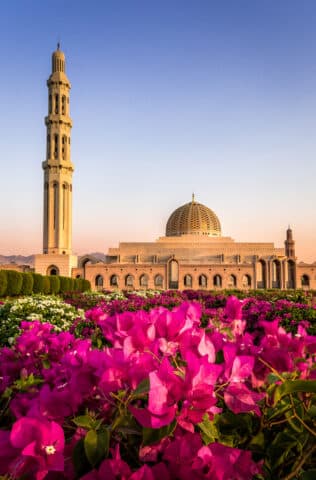 View of Sultan Qaboos Grand Mosque, Oman