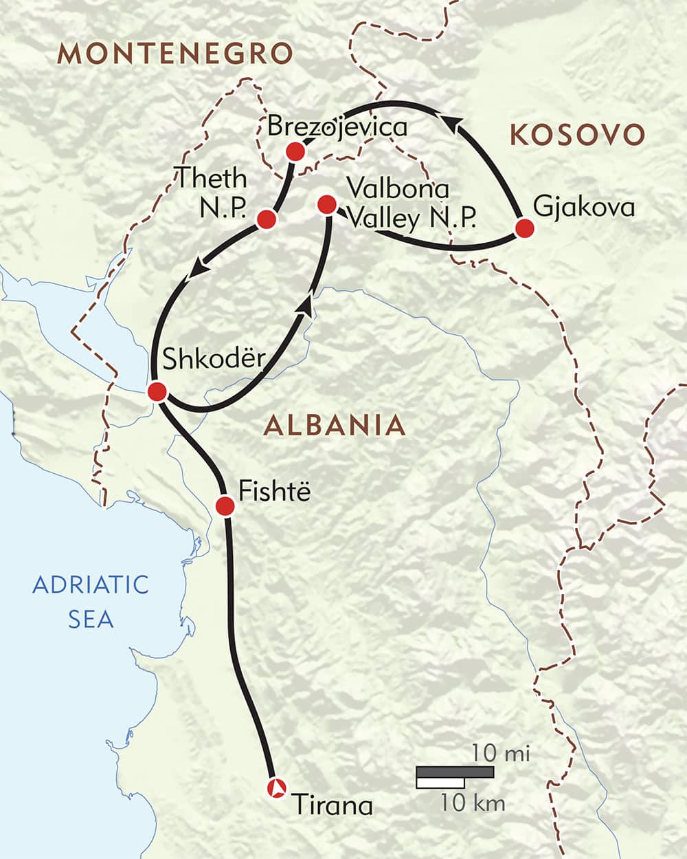 kosovo hiking tour