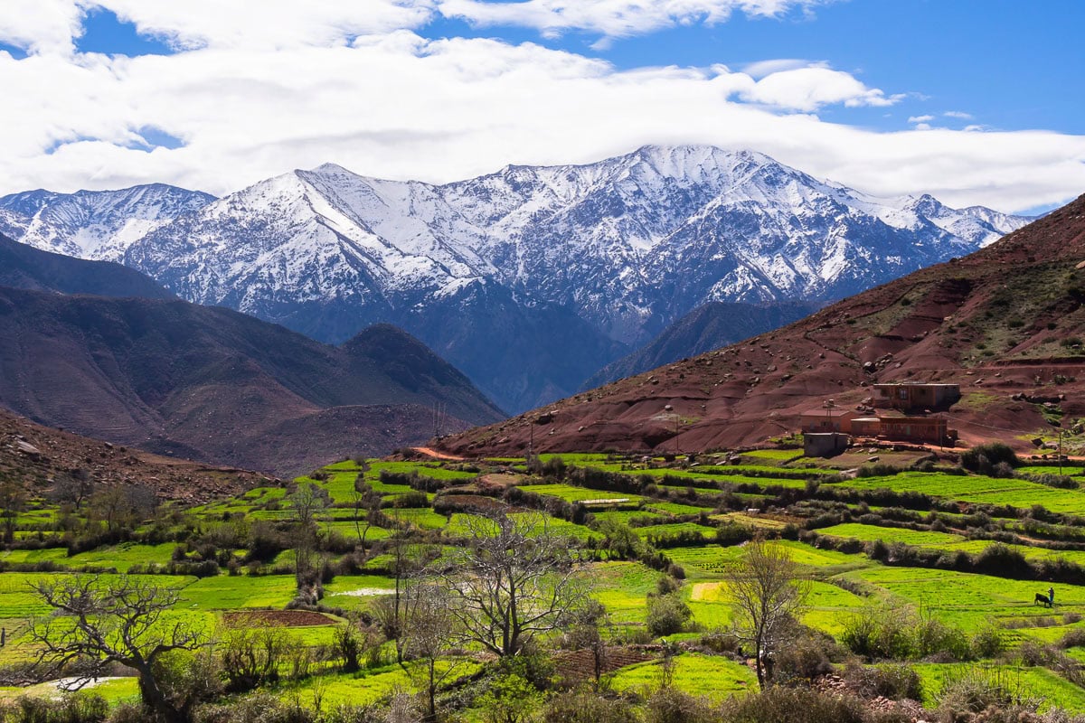Atlas Mountains Morocco High Atlas Mountain Trek Tour Wilderness